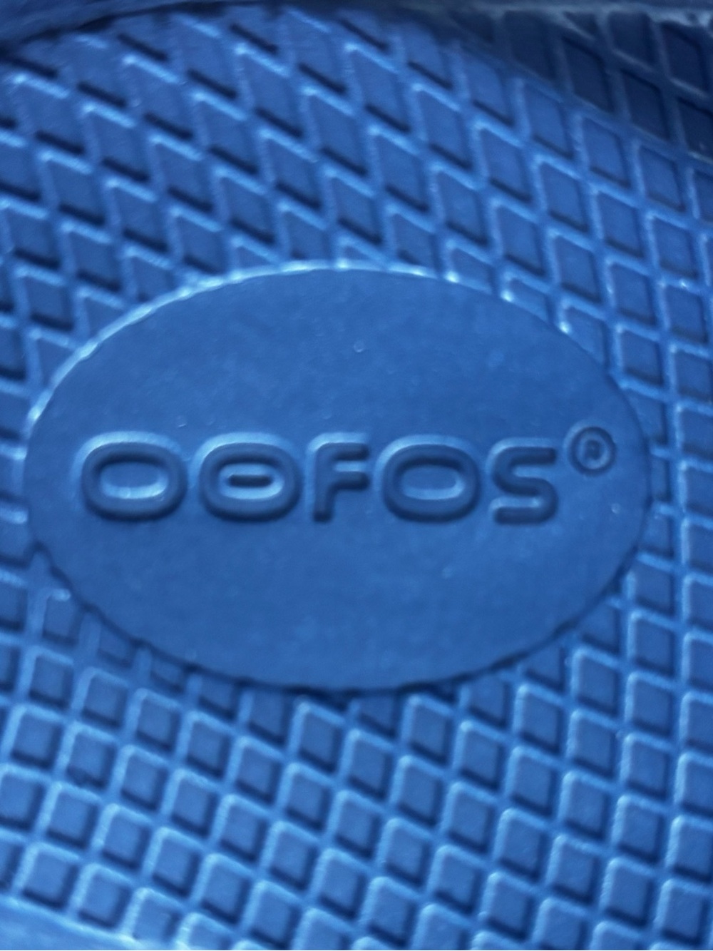 OOFOS Ooahh Navy Blue Slide Sandals Comfort Slip On Women’s 8, Men’s 6 - Picture 12 of 12